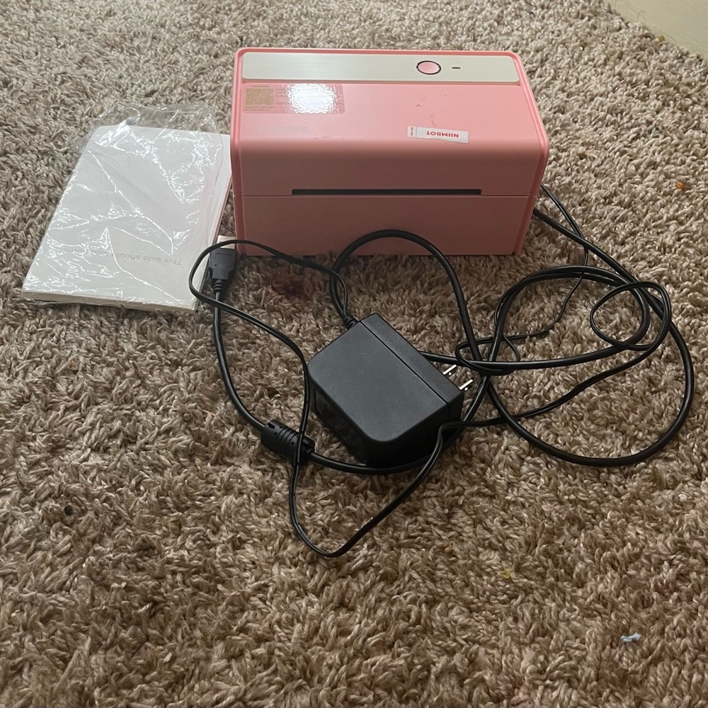 Jaden’s  Pink Thermal Label Printer